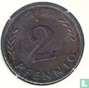 Allemagne 2 pfennig 1960 (D) - Image 2