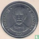 République dominicaine 5 centavos 1981 - Image 1