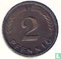 Germany 2 pfennig 1958 (D) - Image 2