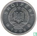 Albanië 20 qindarka 1988 - Afbeelding 1