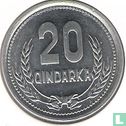 Albania 20 qindarka 1988 - Image 2
