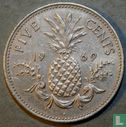 Bahama's 5 cents 1969 - Afbeelding 1