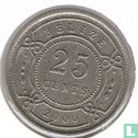 Belize 25 cents 2000