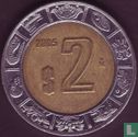 Mexique 2 pesos 2005 - Image 1