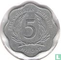 États des Caraïbes orientales 5 cents 1981 - Image 1