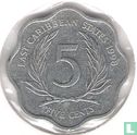 East Caribbean States 5 cents 1998 - Image 1