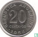 Argentinien 20 Centavos 1956 - Bild 1