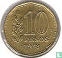 Argentinië 10 pesos 1978 - Afbeelding 1