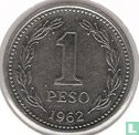 Argentinië 1 peso 1962 - Afbeelding 1