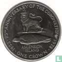 Ascension 1 crown 1978 (koper-nikkel) "25th Anniversary of the Coronation of Queen Elizabeth II" - Afbeelding 2