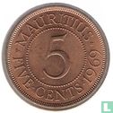 Mauritius 5 Cent 1969 - Bild 1