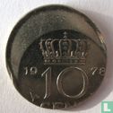 Pays-Bas 10 cent 1978 (fauté) - Image 1