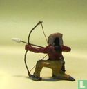 Indian kneeling with bow and arrow - Image 2