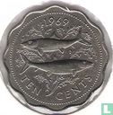 Bahama's 10 cents 1969 - Afbeelding 1