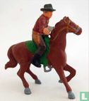 cowboy à cheval  - Image 1