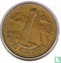 Barbados 5 cents 1986 - Image 2