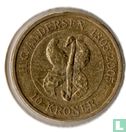 Denemarken 10 kroner 2005 (aluminium-brons) "200th anniversary Birth of Hans Christian Andersen - Ugly duckling" - Afbeelding 2