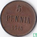 Finland 5 penniä 1915 - Afbeelding 1