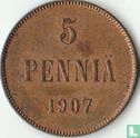 Finnland 5 Penniä 1907 - Bild 1