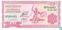 Burundi 20 Francs 2005 - Image 1
