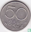 Noorwegen 50 øre 1984 - Afbeelding 2