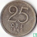 Suède 25 öre 1948 - Image 1
