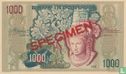 Indonésie 1.000 Rupiah 1952 (Specimen) - Image 1