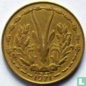 États d'Afrique de l'Ouest 10 francs 1971 - Image 1