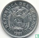 Ecuador 20 centavos 1981 - Image 1