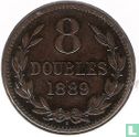 Guernsey 8 doubles 1889 - Image 1