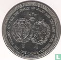 Isle of Man 1 crown 1981 (copper-nickel) "Royal Wedding of Prince Charles and Lady Diana - coats of arms" - Image 2