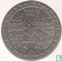 Isle of Man 1 crown 1992 "500th anniversary Discovery of America - Last Spike ceremony on May 10 1869" - Image 2