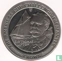 Île de Man 1 crown 1987 (cuivre-nickel) "America's Cup - Sir Thomas Lipton" - Image 2