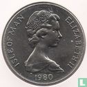 Île de Man 1 crown 1980 (cuivre-nickel) "80th birthday of Queen Mother" - Image 1