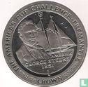 Insel Man 1 Crown 1987 (Kupfer-Nickel) "America's Cup - George Steers" - Bild 2