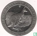 Isle of Man 1 crown 1988 "Bicentenary of Australia - Kangaroo" - Image 2