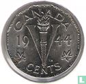 Canada 5 cents 1944 "Supporting the war effort" - Image 1