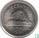 Canada 5 cents 1991 - Afbeelding 1