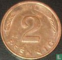 Allemagne 2 pfennig 1990 (D) - Image 2
