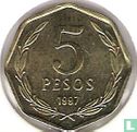 Chili 5 pesos 1997 - Image 1