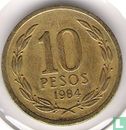 Chili 10 Peso 1984 - Bild 1