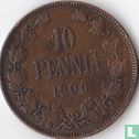 Finlande 10 penniä 1900 - Image 1