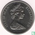 Isle of Man 1 crown 1977 (copper-nickel) "25th anniversary Accession of Queen Elizabeth II to the throne" - Image 2