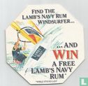 Find the Lamb's Navy Rum windsurfer / Discover the taste of Lamb's Navy Rum - Image 1