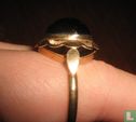Antieke gouden ring met granaat - Image 2