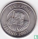 Islande 1 króna 2003 - Image 1