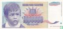 Yugoslavia 1 Million Dinara 1993 - Image 1