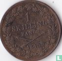 Zweden 1 skilling banco 1840 - Afbeelding 1