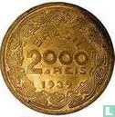 Brésil 2000 réis 1939 - Image 1
