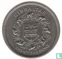 Gibraltar 25 pence 1977 "25th anniversary Accession of Queen Elizabeth II" - Afbeelding 2
